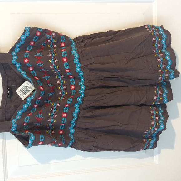 NWT Torrid Embroidered Peplum Top - Picture 2 of 6